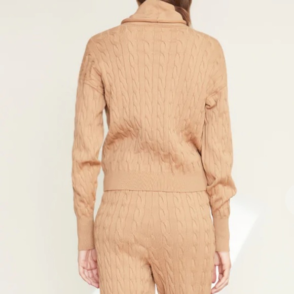 Veronica Beard Lova Cable Knit Turtleneck Sweater - Picture 6 of 14